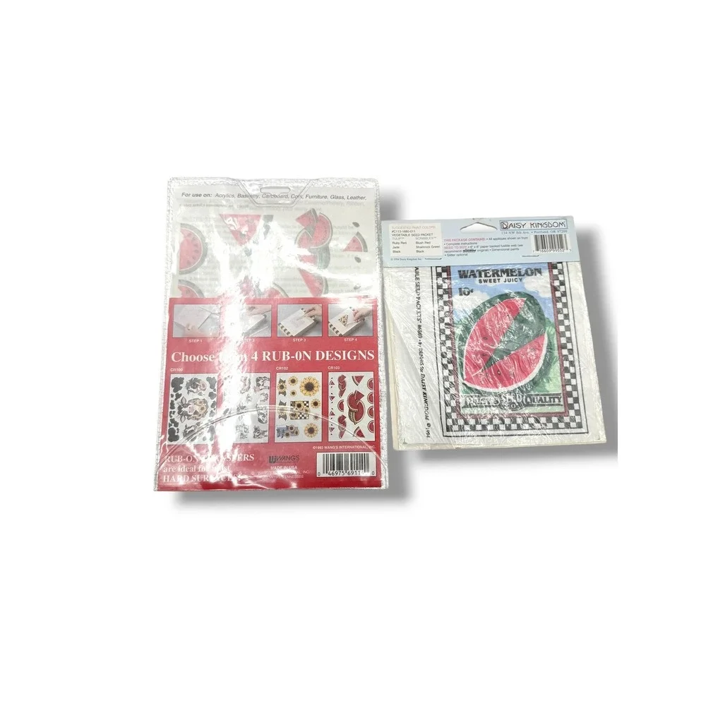 Vintage Daisy Kingdom Homeland Watermelon‎ Craft Transfer Applique Lot